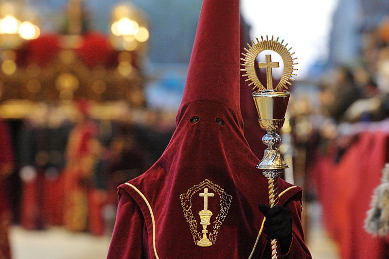 The MuPaEn embroidery museum in Lorca, the Paso Encarnado