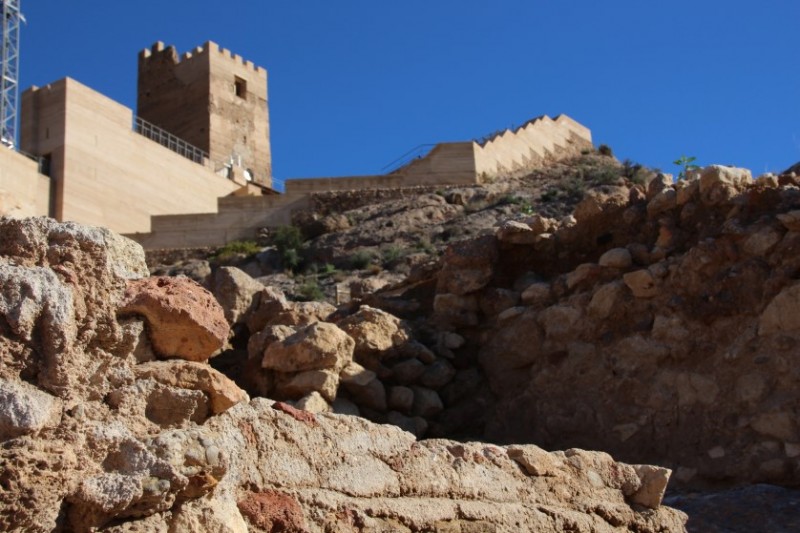 The castle of Alhama de Murcia