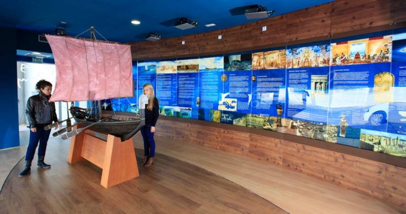 Phoenician boat interpretation centre in Puerto de Mazarron