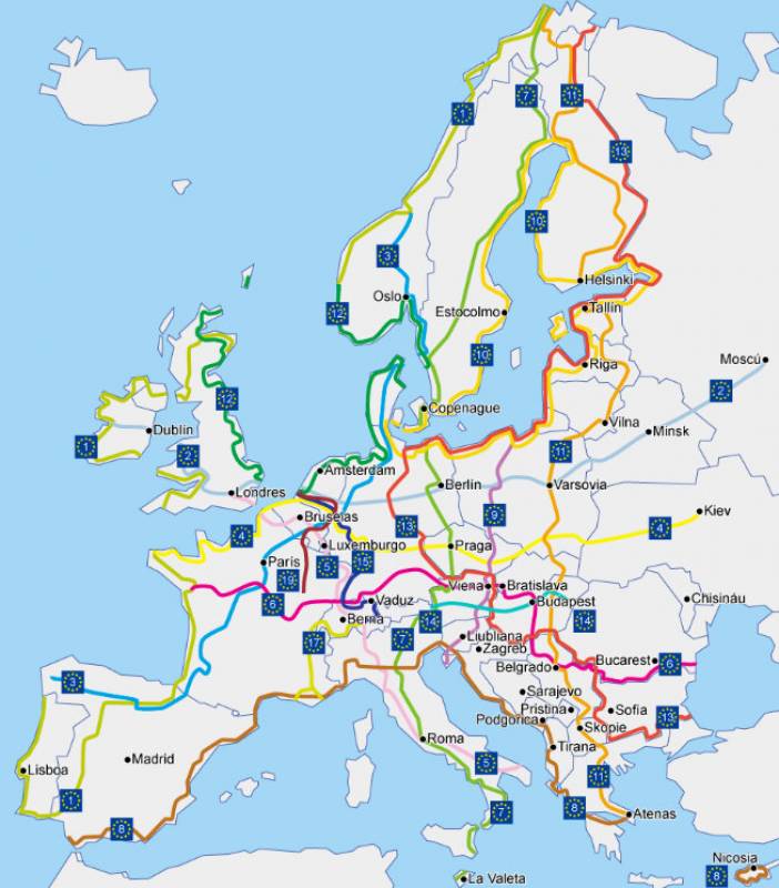 217 kilometres of cycling on the EuroVelo 8 route as it passes through the Region of Murcia