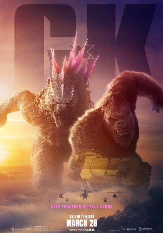 Thursday April 4 Godzilla x Kong: The New Empire in English at the Cinemax Almenara