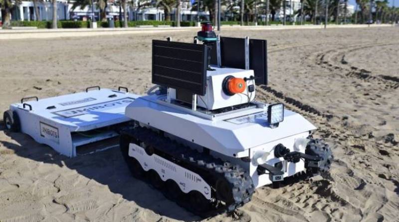 First beach-cleaning robot in the world takes to the sand in Spain