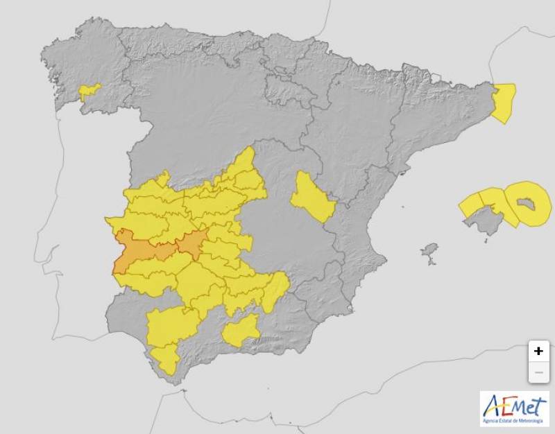 Intense temperatures rising: Spain weather forecast July 22-25