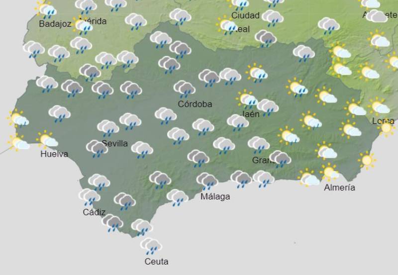 Storm warnings for Spanish Costas: Andalusia weekly weather forecast October 14-20