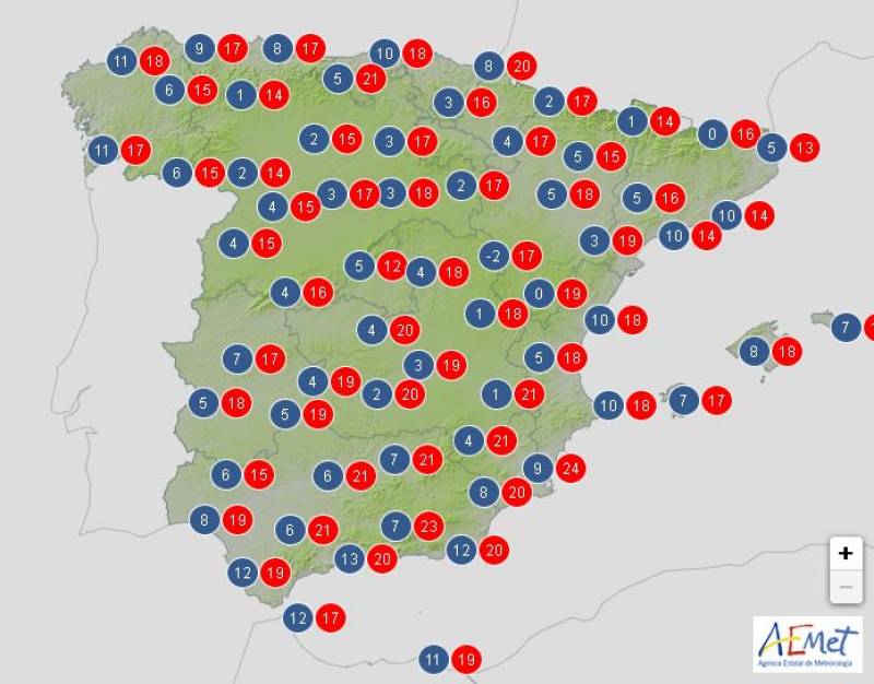 Warm and dry Valentine's weekend: Spain weather forecast Feb 13-16