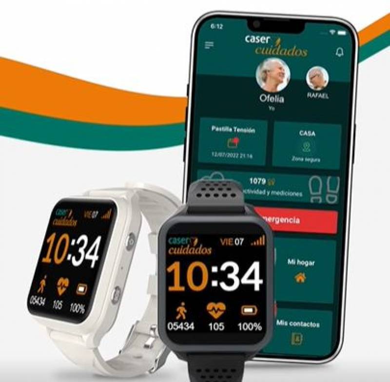 Caser Residencial smartwatch keeps the elderly connected and safe in Spain 