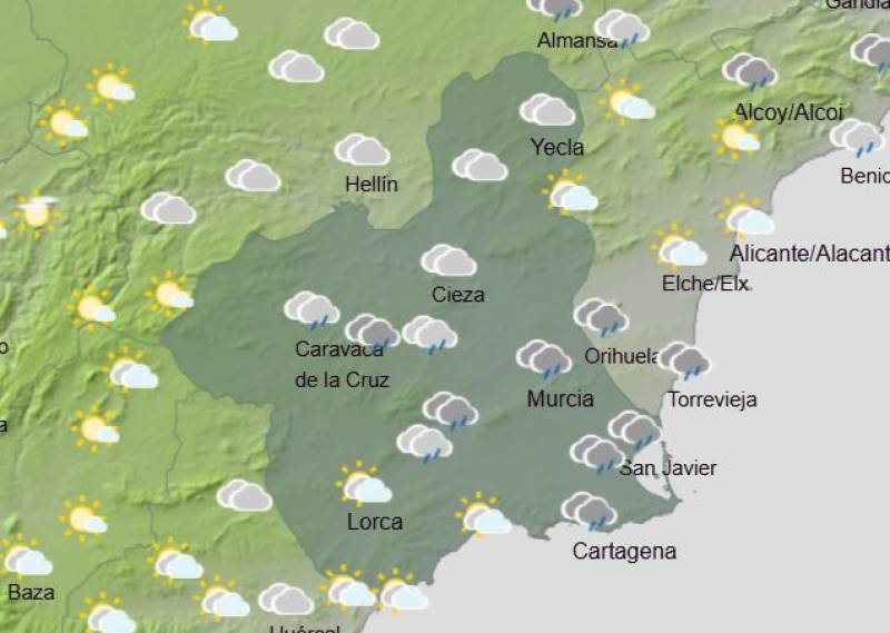 Murcia weekly weather forecast April 28-May 1