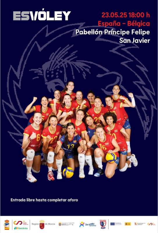 May 23 Watch Spain vs Belgium women's volleyball for free in San Javier