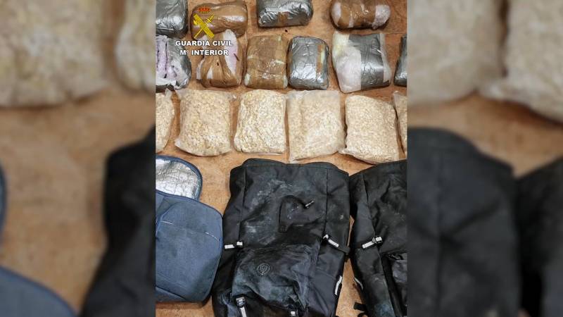 Record haul of ecstasy from boat in the Region of Murcia