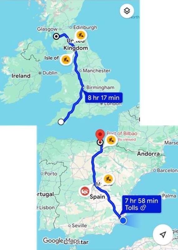 From Los Alcázares to Scotland: Two scooterists are finally finishing their epic charity mission
