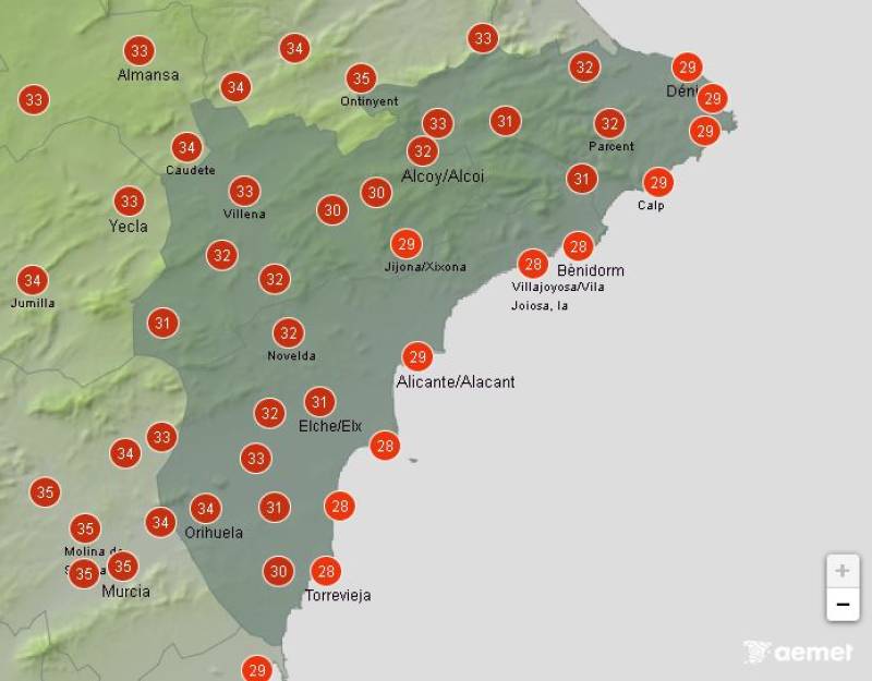 Alicante weekend weather forecast June 26-29: Temperatures set to soar this weekend