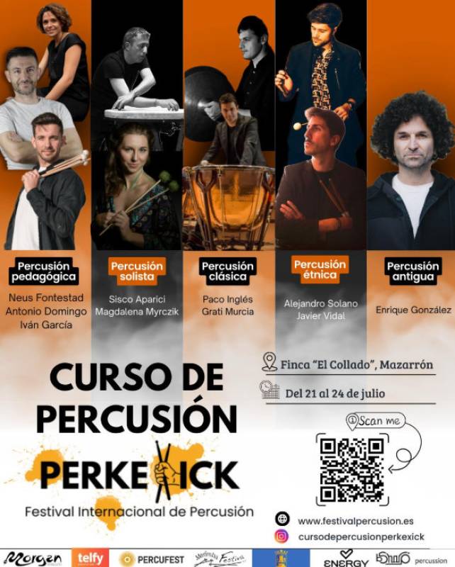 July 20 to 24 The Perkexick International Percussion Festival in Alhama de Murcia