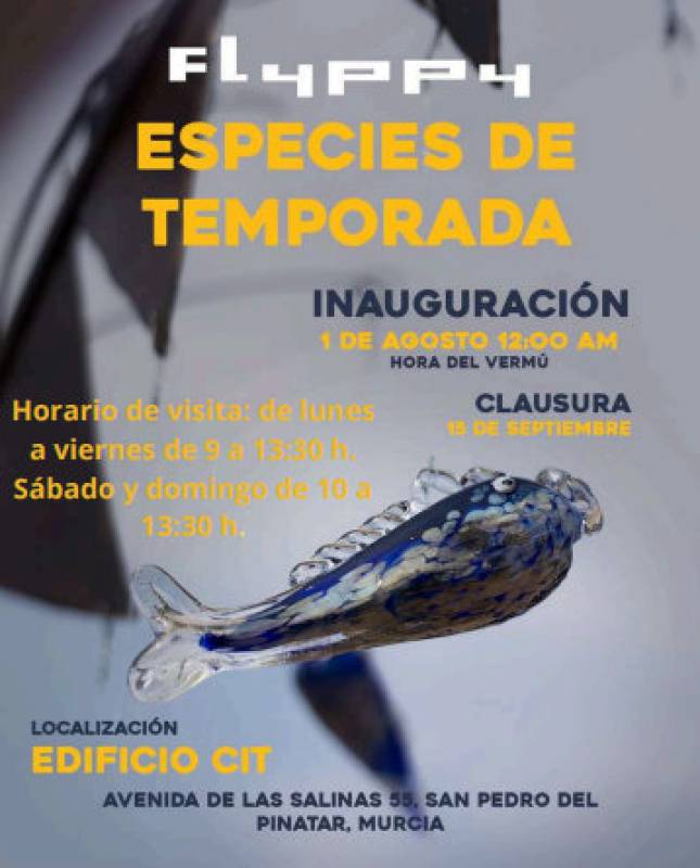 Until September 15 Iron and glass artwork exhibition in San Pedro del Pinatar