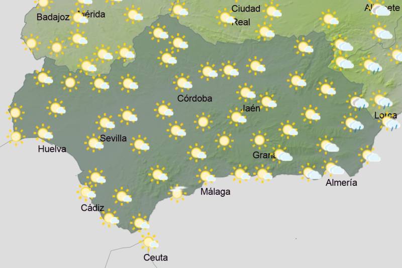 Andalucía weekly weather  August 18-21: Hot inland, cooler breezes on the coast