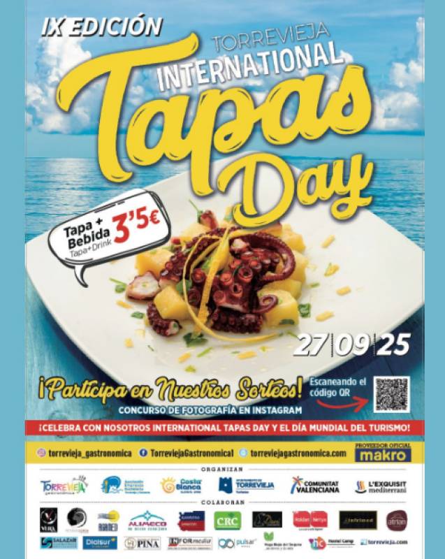 September 27 International Tapas Day returns to Torrevieja