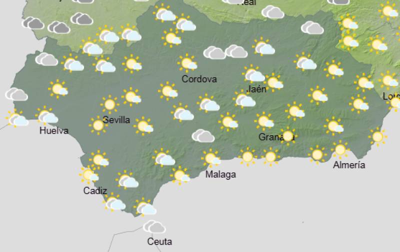 Andalucía weekly weather forecast January 5-8: Some rain, frosty starts and sunshine to end the week