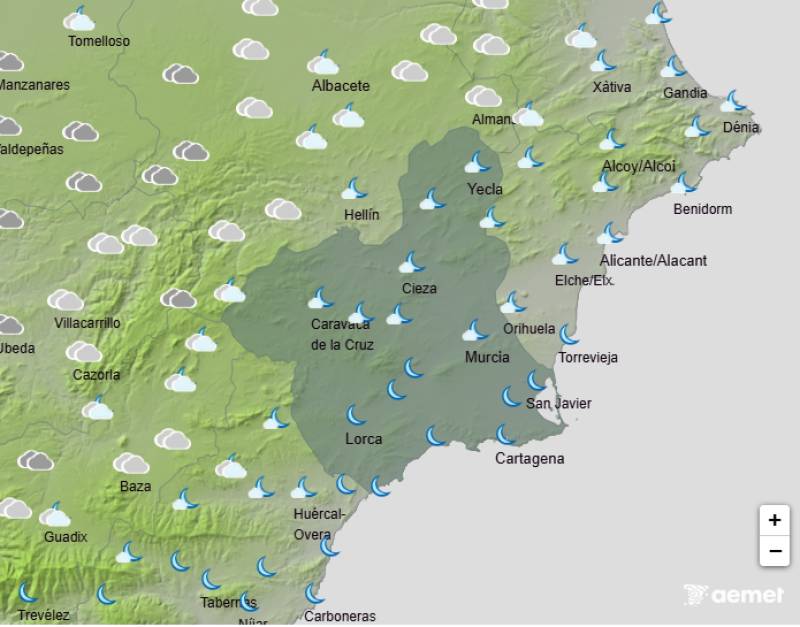 Widespread alerts as more rain batters Murcia: Weather forecast Jan 5-8