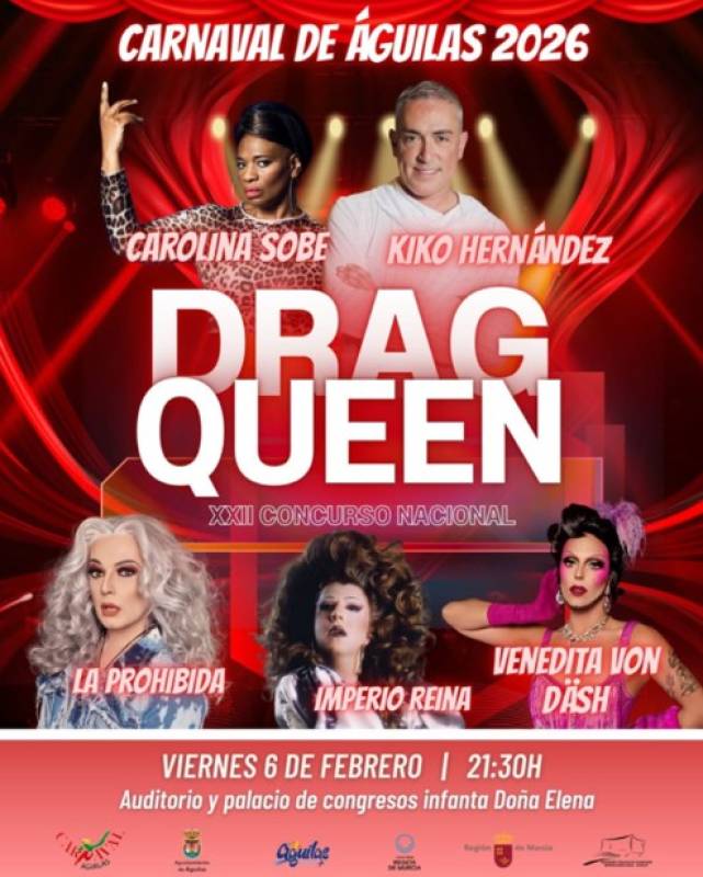 February 6 National drag queen contest in Aguilas