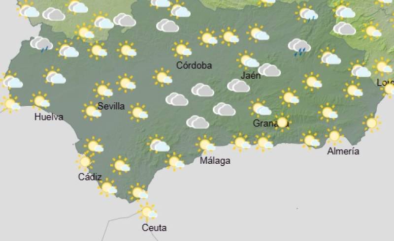 Andalucía weekly weather forecast February 16-19: Spring-like warmth with brisk winds