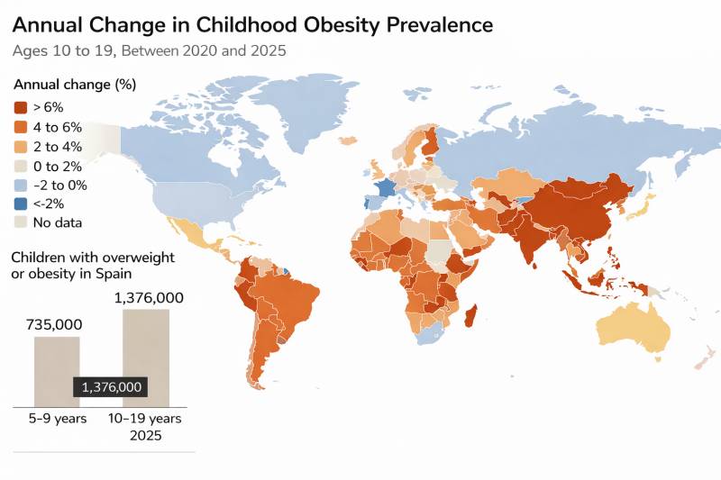 Spain bucks global trend as child obesity rates dip