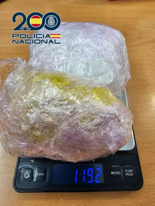 Man arrested in Benidorm after cocaine found hidden in his clothes near English area