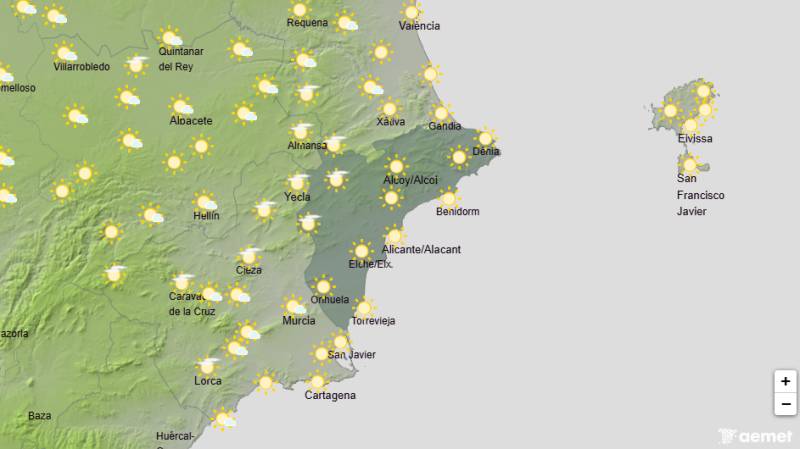 Sunshine and blue skies for Easter weekend: Alicante weather April 2-5
