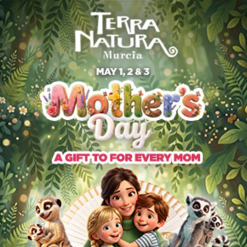 Celebrate Mothers’ Day at Terra Natura Murcia with a special family day out