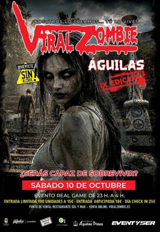 October 10 Viral Zombie event in Águilas