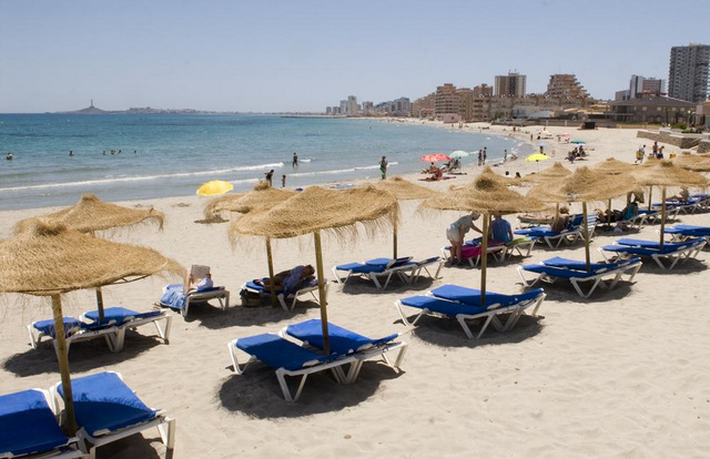 Cartagena beaches: Playa Galúa, La Manga del Mar Menor